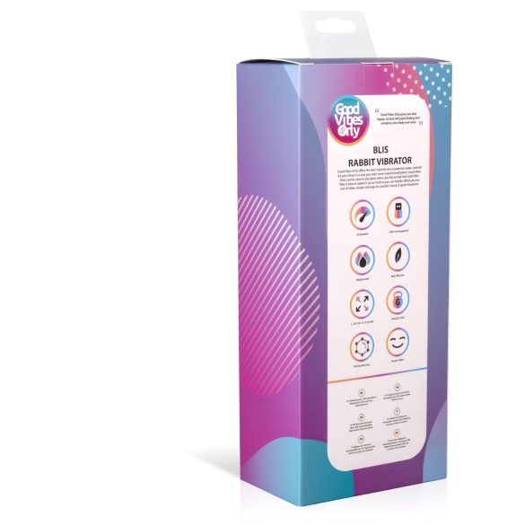 Good Vibes Only - rabbit δονητής με δόνηση κλειτορίδας - τιρκουάζ