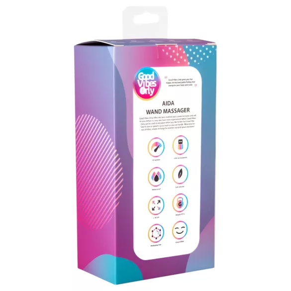 Good Vibes Aida - αδιάβροχος δονητής μασάζ - τιρκουάζ