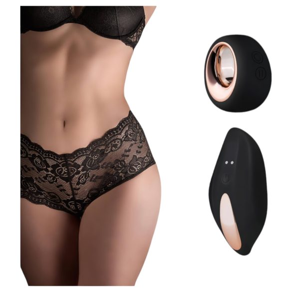 Pantyrebel - ασύρματο δονητικό εσώρουχο με μπαταρία - μαύρο (S-L)