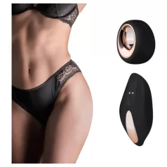   Pantyrebel - δονητικό εσώρουχο με ασύρματο χειριστήριο, επαναφορτιζόμενο, μαύρο (S-L)