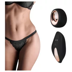   Pantyrebel - ασύρματο δονητικό μαύρο string με ραδιoσυχνότητα (S-L)