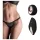 Pantyrebel - ασύρματο δονητικό μαύρο string με ραδιoσυχνότητα (S-L)