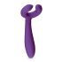 Easytoys Couple - επαναφορτιζόμενος, αδιάβροχος δονητής ζευγαριού (μωβ)