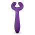 Easytoys Couple - επαναφορτιζόμενος, αδιάβροχος δονητής ζευγαριού (μωβ)