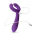Easytoys Couple - δονητής ζευγαριού επαναφορτιζόμενος αδιάβροχος μοβ