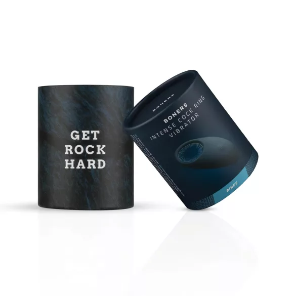 Boners - δονητικό δαχτυλίδι πέους επαναφορτιζόμενο αδιάβροχο γκρι