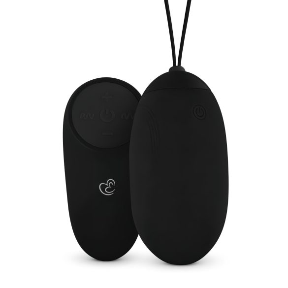 Easytoys - Επαναφορτιζόμενο, Αδιάβροχο, Ασύρματο Δονητικό Αυγό (Μαύρο)