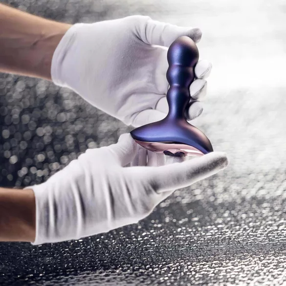 Hueman Interstellar - κυματιστός πρωκτικός δονητής (μοβ)