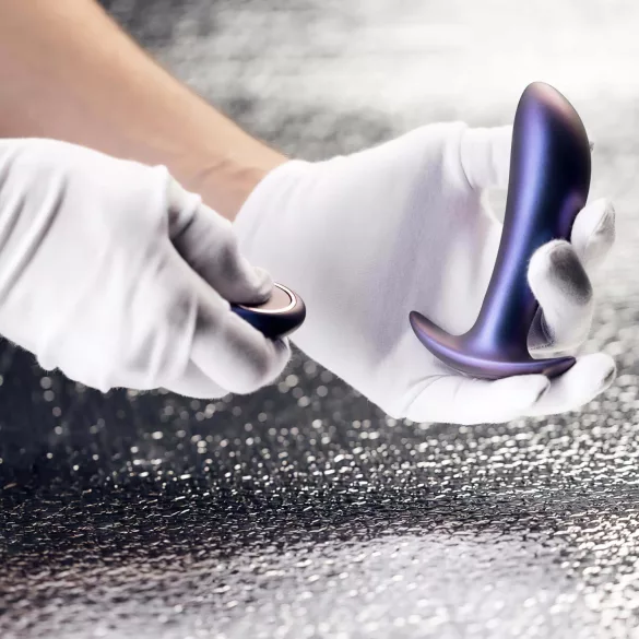 Hueman Uranus - δονούμενο πρωκτικό παιχνίδι ασύρματο επαναφορτιζόμενο μοβ