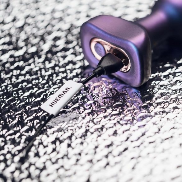 Hueman Space Force - δονητής πρωκτού με ώθηση, αδιάβροχος, μοβ