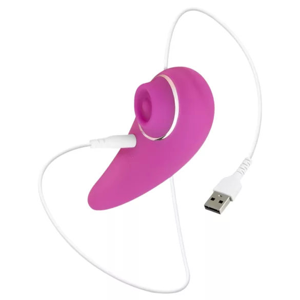 EasyToys Taptastic Vibe - επαναφορτιζόμενος, αδιάβροχος δονητής κλειτορίδας (ροζ)