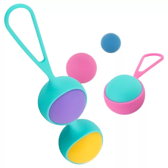 PMV20 Vita - σετ ρυθμιζόμενες μπάλες kegel - πολύχρωμο για γυναίκα