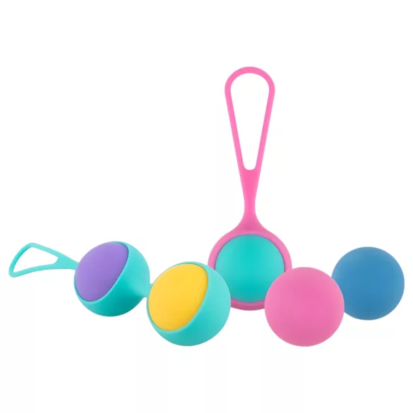PMV20 Vita - σετ ρυθμιζόμενες μπάλες kegel - πολύχρωμο για γυναίκα