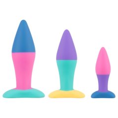   PMV20 Koda - σετ πρωκτικών plug διαστολέων - πολύχρωμο