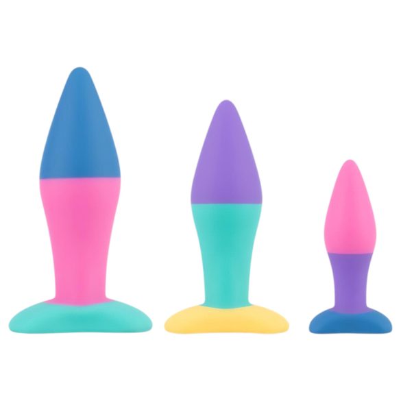 PMV20 Koda - σετ πρωκτικών plug διαστολέων - πολύχρωμο