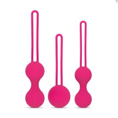   Easytoys - σετ μπάλες Kegel - 3 τεμάχια - ροζ