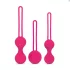 Easytoys - σετ μπάλες Kegel - 3 τεμάχια - ροζ