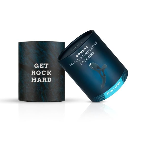 Boners - δακτύλιος πέους & όρχεων με δόνηση για κλειτορίδα