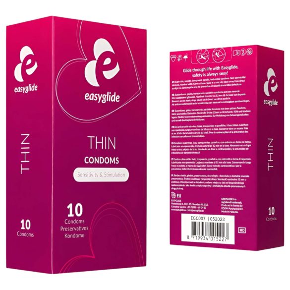 EasyGlide - λεπτά προφυλακτικά - ultra thin - 10 τεμάχια