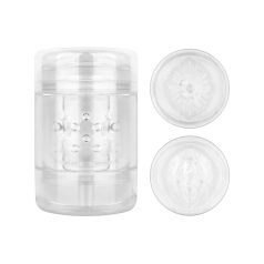   FPPR. - διπλό μαστίγωμα - αιδοίο & πρωκτός (διάφανο)