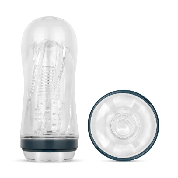 FPPR. - ανδρικό masturbator με στριφτή υφή - διάφανο