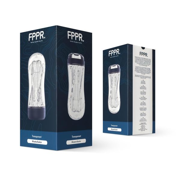 FPPR. - ανδρικό masturbator με στριφτή υφή - διάφανο
