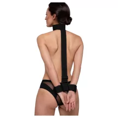   Bedroom Fantasies - σετ λαιμοδέτης και χειροπέδες - μαύρο - BDSM αξεσουάρ