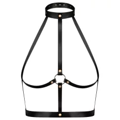   Rosy Gold - σέξι κορμάκι - διχτυωτό - μαύρο/ροζ χρυσό