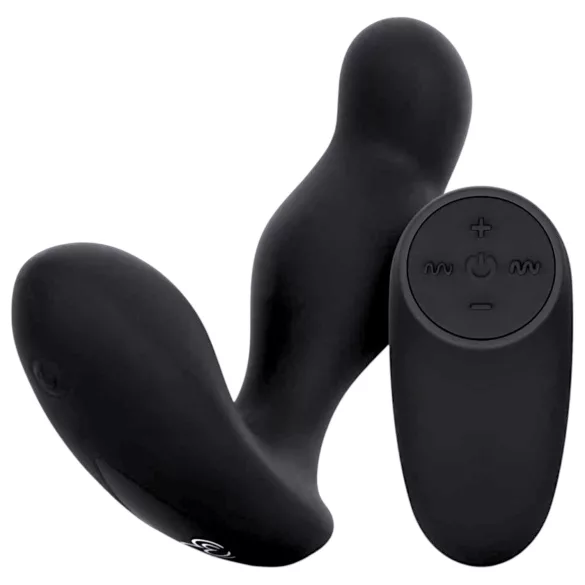Easytoys - πρωκτικός δονητής με τηλεχειριστήριο - μαύρος
