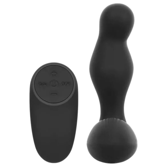 Easytoys - πρωκτικός δονητής με τηλεχειριστήριο - μαύρος