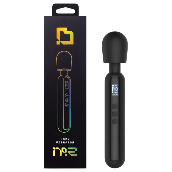 BLAQ - δονητής massager μεγάλος - ψηφιακός - μαύρο