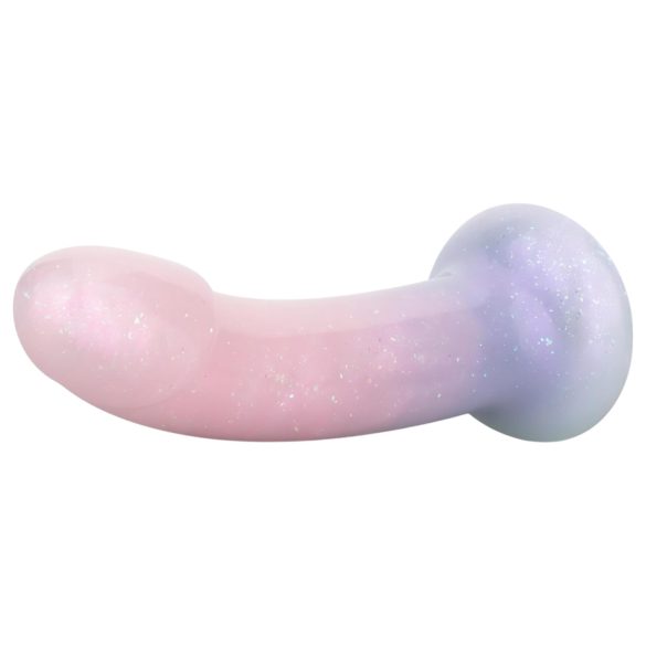 EasyToys Mermaid - δονητής γκλίτερ - σιλικόνη 15cm ροζ