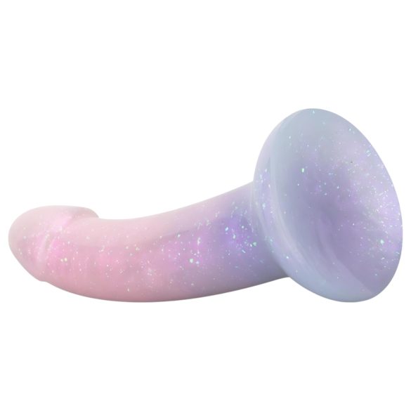 EasyToys Mermaid - δονητής γκλίτερ - σιλικόνη 15cm ροζ
