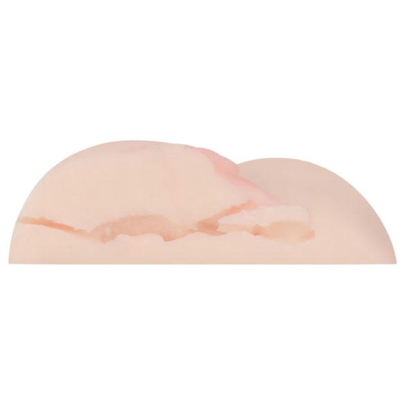 FWB - ρεαλιστικό αιδοίο και πρωκτός με δόνηση - φυσικό χρώμα