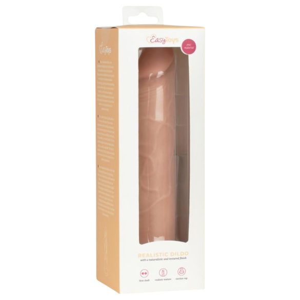 Easytoys - ρεαλιστικό δονητής - 17,5 cm - φυσικό χρώμα