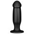 BUTTR AH-1 - πρωκτικό dildo με βεντούζα (μαύρο)