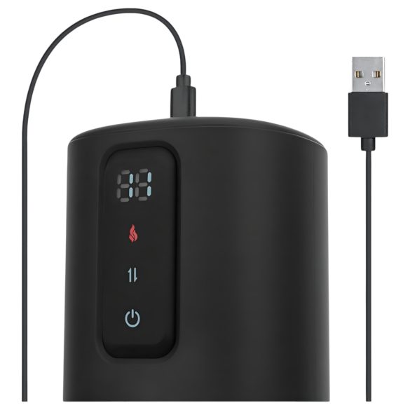 CRUIZR CX11 - ανδρικός masturbator με θέρμανση και σφιχτή αίσθηση - μαύρο