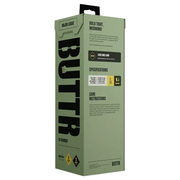 BUTTR Tactical II - γιγαντιαίο πρωκτικό βύσμα (μαύρο) - 26 εκ.