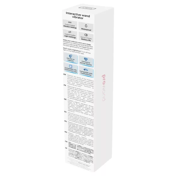 Kiiroo Pro Wand - ραβδί μασάζ δονητής - ροζ