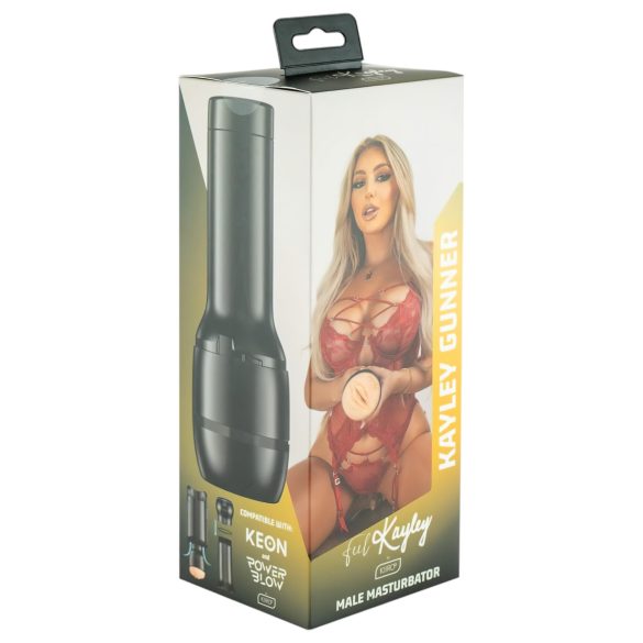 Kiiroo Kayley Gunner - PowerBlow Συμβατό Μουνάκι (Νατούραλ)