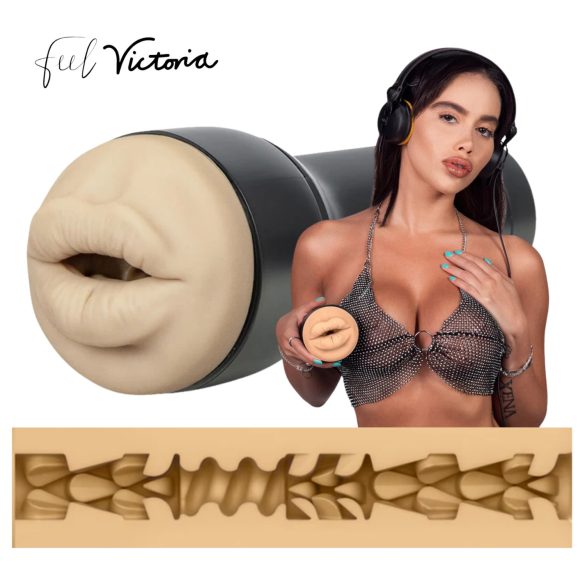 Kiiroo Victoria June - τεχνητά χείλη - PowerBlow συμβατό (φυσικό)