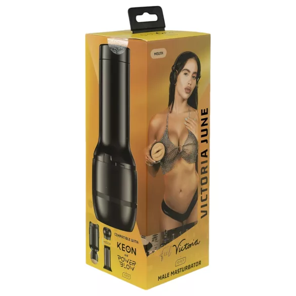 Kiiroo Victoria June - τεχνητό στόμα - συμβατό με PowerBlow (φυσικό)