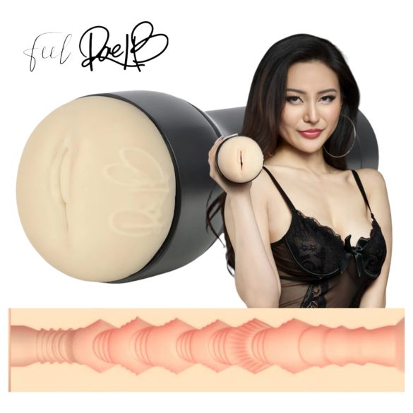 Kiiroo Rae Lil Black – τεχνητός κόλπος – Συμβατό με PowerBlow (φυσικό χρώμα)