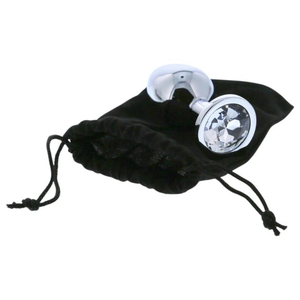 Gleaming Love - πρωκτικό βύσμα - ατσάλινο - ασημί