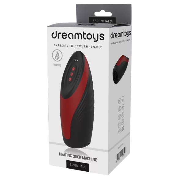 Dreamtoys Essentials - αντλία-δονούμενος αυνανιστής (μαύρο)