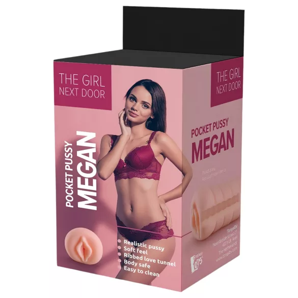The Girl Next Door Megan - ρεαλιστικό αιδοίο - σιλικόνη - φυσικό χρώμα