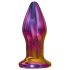 Glamour Glass - κωνικός, ραδιοελεγχόμενος, γυάλινος δονητής πρωκτού (χρωματιστός)