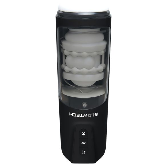 Dreamtoys Blowtech - δονητής με κίνηση & δόνηση (μαύρο)