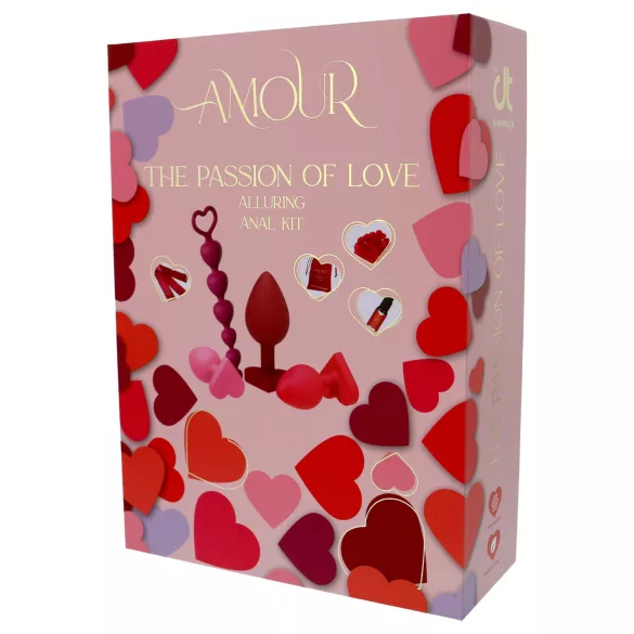 Dreamtoys Amour - σετ δώρου εκπαίδευσης πρωκτικού σεξ (κόκκινο)