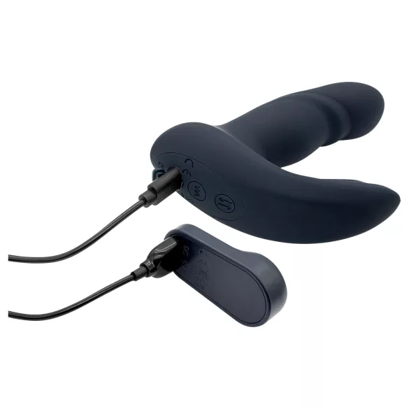 Dreamtoys Pulz - ωθητικός πρωκτικός δονητής με τηλεχειριστήριο (μπλε)